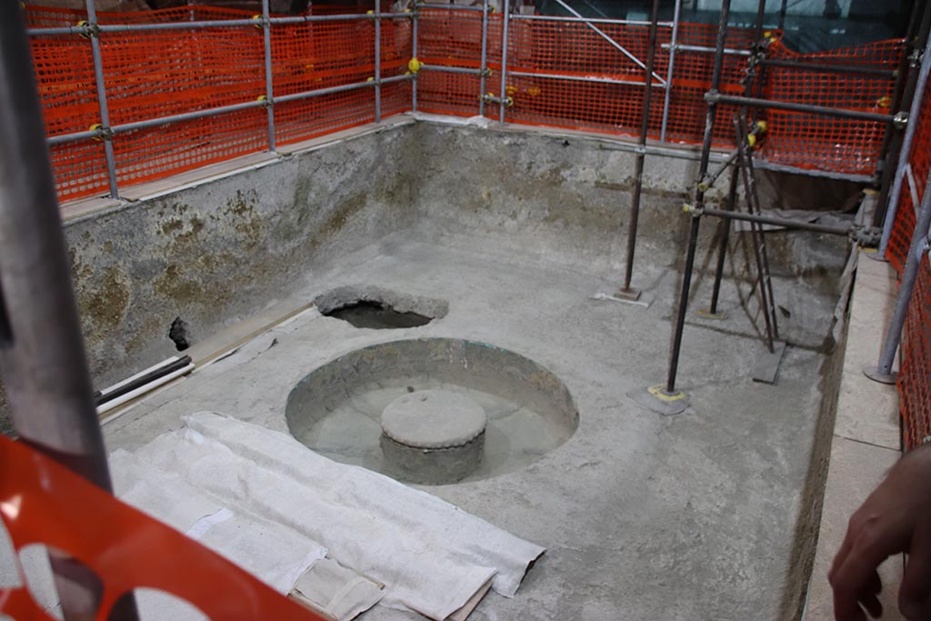 Herculaneum Suburban Baths. October 2023. Larger caldarium pool. Photo courtesy of Johannes Eber.